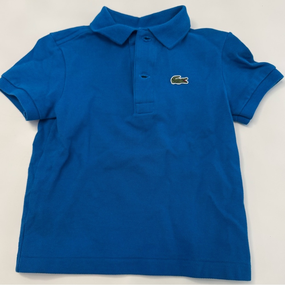 Lacoste Kids Polo Shirt in Bright Blue